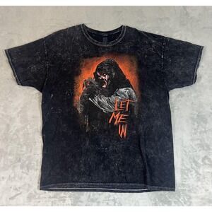 WWE The Fiend Let Me In‎ Shirt Mens 2XL Black Acid Wash Graphic Wrestling Tee